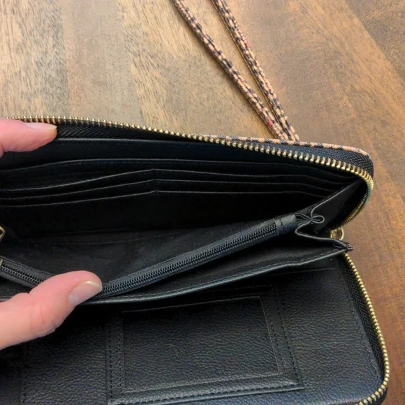 Betsey Johnson Leopard Print Zip-Around Wristlet Wallet - Picture 9 of 13